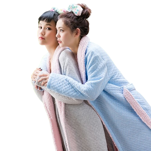 Unisex Winter Warm Bathrobes