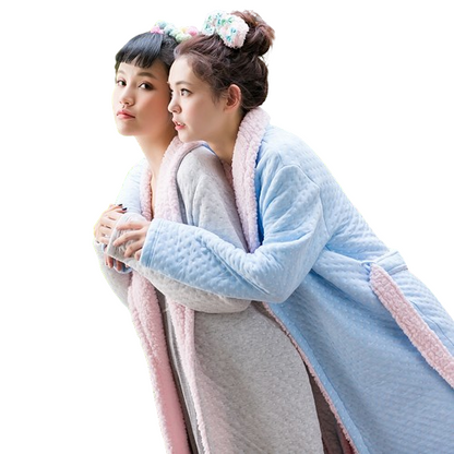 Unisex Winter Warm Bathrobes