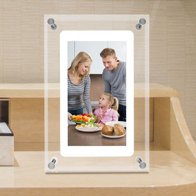 Digital Photo Video Frame in use