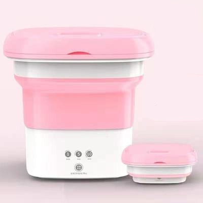 Foldable Washing Machine Pink